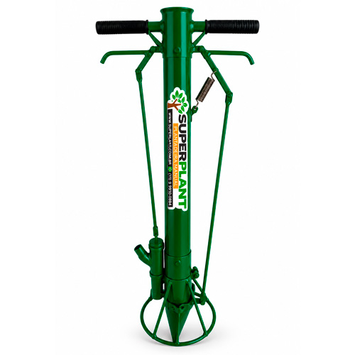 Plantadeira Manual com uma Empunhadura - cano de 60 mm - Válvula para aplicação de gel e Limitador de Profundidade
